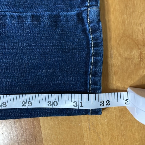 SOLD Hollister California Social Stretch SIZE 0 34W Low Rise Skinny Dark Wash - Picture 6 of 6